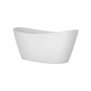 Empava - 59" Freestanding Soaking LED Tub with Center Drain - EMPV-59FT1518LED - IMG7