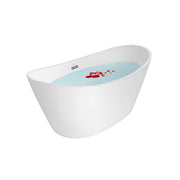 Empava - 59" Freestanding Soaking LED Tub with Center Drain - EMPV-59FT1518LED - IMG5