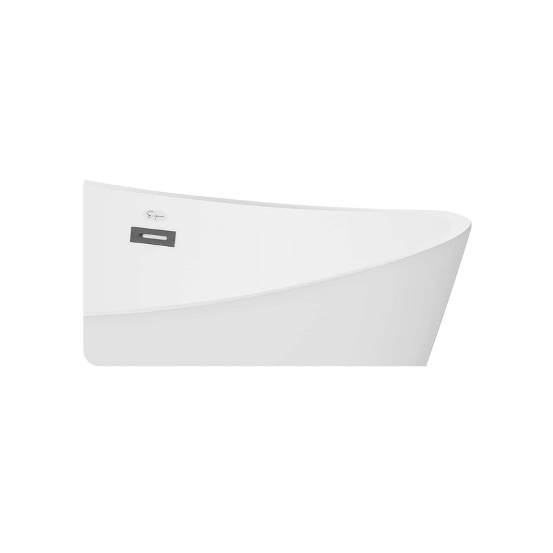 Empava - 59" Freestanding Soaking LED Tub with Center Drain - EMPV-59FT1518LED - IMG10