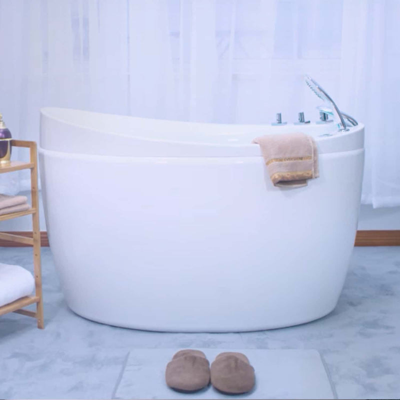 Empava - 59" Freestanding Japanese-Style Air Massage Bathtub with Reversible Drain - EMPV-59JT011 - IMG10