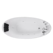 Empava - 67" Freestanding Hydro Massage Whirlpool Bathtub with Reversible Drain - EMPV-67AIS02 - IMG11