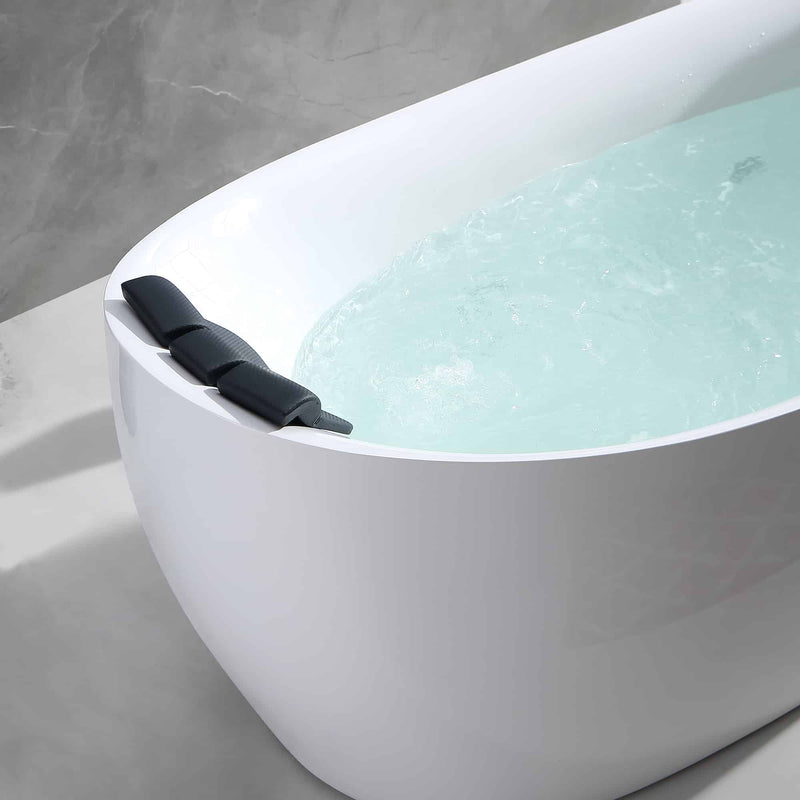 Empava - 67" Freestanding Hydro Massage Whirlpool Bathtub with Reversible Drain - EMPV-67AIS02 - IMG7