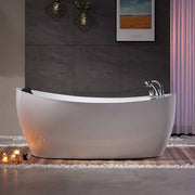 Empava - 67" Freestanding Hydro Massage Whirlpool Bathtub with Reversible Drain - EMPV-67AIS02 - IMG6