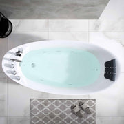 Empava - 67" Freestanding Hydro Massage Whirlpool Bathtub with Reversible Drain - EMPV-67AIS02 - IMG9