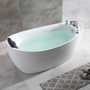 Empava - 67" Freestanding Hydro Massage Whirlpool Bathtub with Reversible Drain - EMPV-67AIS02 - IMG5