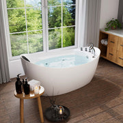 Empava - 67" Freestanding Hydro Massage Whirlpool Bathtub with Reversible Drain - EMPV-67AIS02 - IMG2