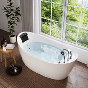 Empava - 67" Freestanding Hydro Massage Whirlpool Bathtub with Reversible Drain - EMPV-67AIS02 - IMG3