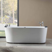 Empava - 67" Freestanding Hydro Massage Whirlpool Bathtub with Center Drain - EMPV-67AIS07 - IMG6