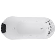 Empava - 67" Freestanding Whirlpool Tub with Faucet and Reversible Drain - EMPV-67AIS09 - IMG10