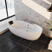 Empava - 67" Acrylic Freestanding Whirlpool Bathtub with Center Drain - EMPV-67AIS13 - IMG3