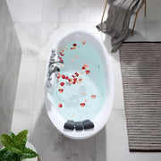 Empava - 67" Acrylic Freestanding Whirlpool Bathtub with Center Drain - EMPV-67AIS13 - IMG6
