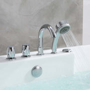 Empava - 67" Freestanding Rectangle Whirlpool Bathtub with Center Drain - EMPV-67AIS16 - IMG10