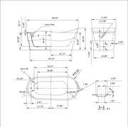 Empava - 67" Freestanding Soaking Tub with Left Drain - EMPV-67FT1527 - IMG8