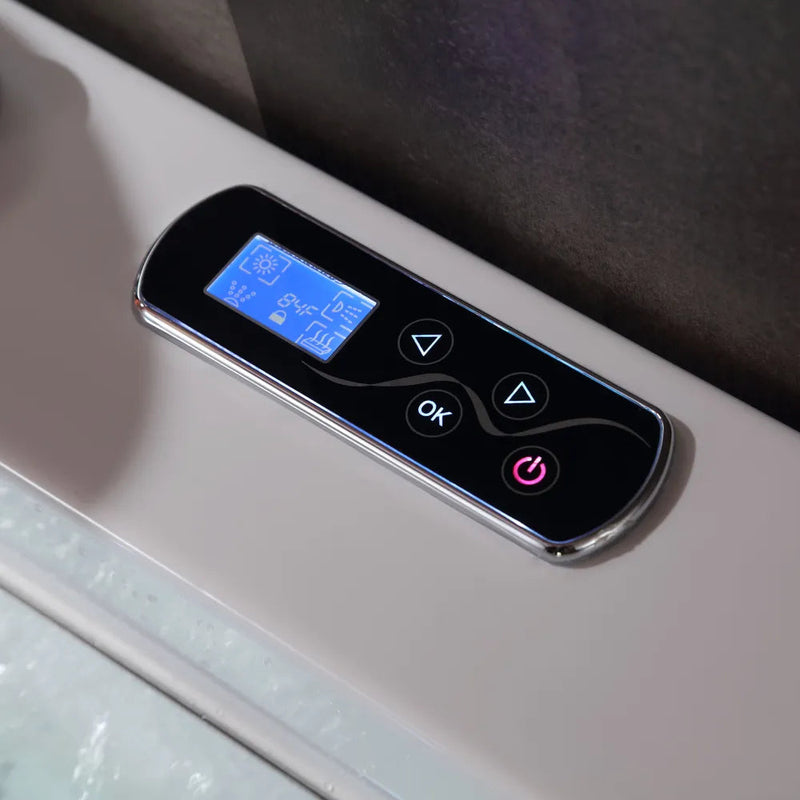 Empava - 67" Alcove Combination Massage Inline Heater LED Tub with Left Drain - EMPV-67JT351LED - IMG8