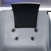Empava - 67" Alcove LED Whirlpool Bathtub with Center Drain - EMPV-67JT408LED - IMG8