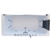 Empava - 67" Alcove LED Whirlpool Bathtub with Center Drain - EMPV-67JT408LED - IMG10