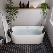 Empava - 71" Freestanding Hydro Massage Whirlpool Bathtub with Center Drain - EMPV-71AIS08 - IMG3