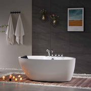 Empava - 71" Acrylic Freestanding Whirlpool Bathtub with Center Drain - EMPV-71AIS14 - IMG5
