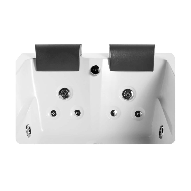 Empava - 71" Alcove Whirlpool 2-Person Bathtub with Right Drain - EMPV-71JT667B - IMG7