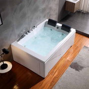 Empava - 71" Alcove Whirlpool 2-Person Bathtub with Right Drain - EMPV-71JT667B - IMG3