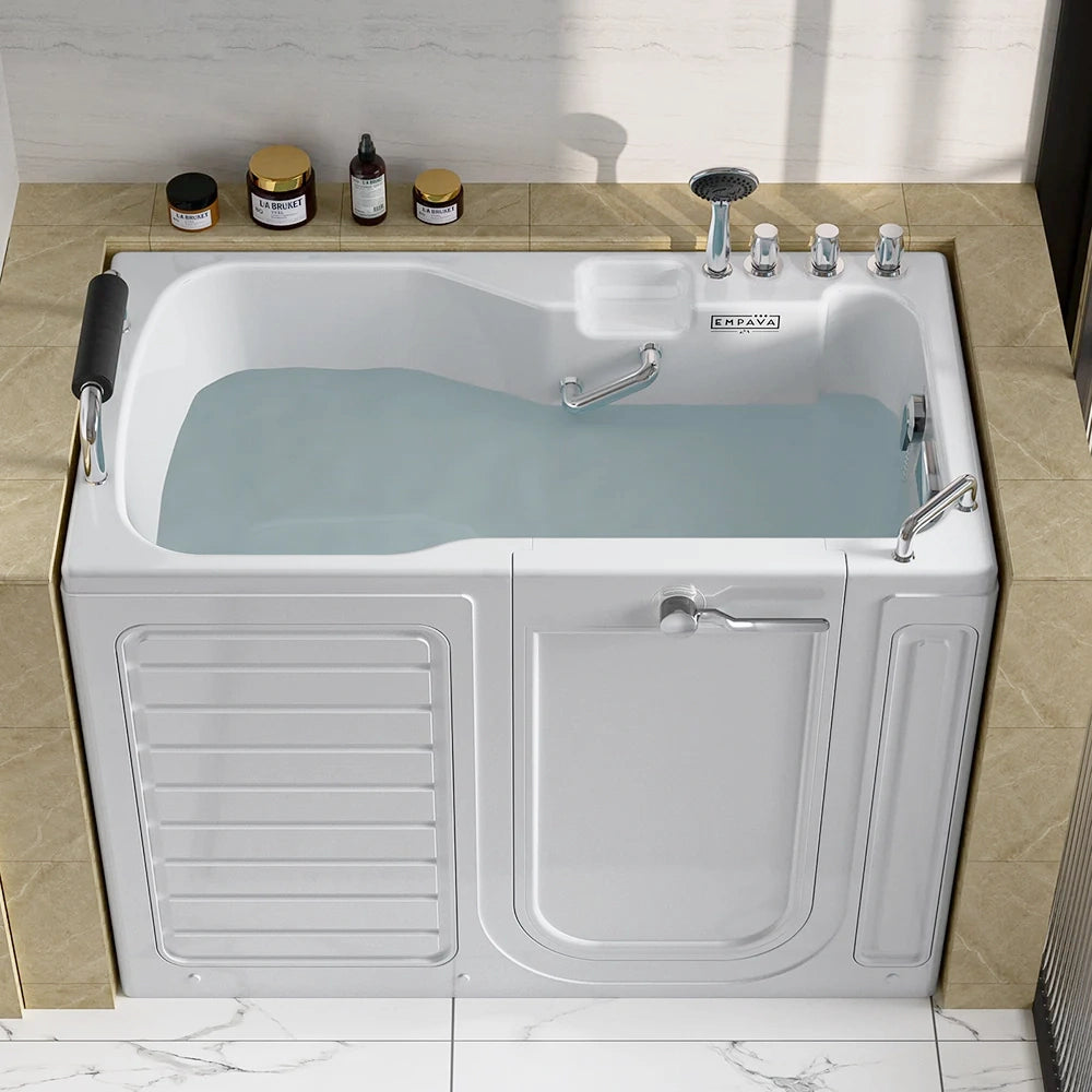 Empava - 54" Alcove Soaking Walk-in Tub with Right Drain - EMPV-54WIT09 - IMG2