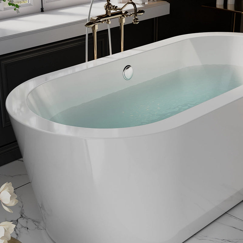 Empava - 59" Freestanding Soaking Tub with Center Drain - EMPV-59FT1505 - IMG5