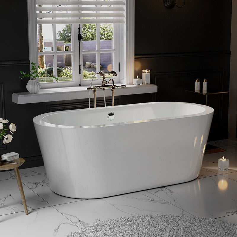 Empava - 59" Freestanding Soaking Tub with Center Drain - EMPV-59FT1505 - IMG2