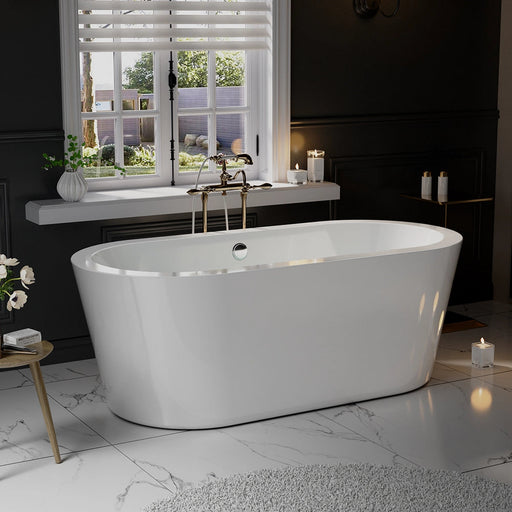 Empava - 59" Freestanding Soaking Tub with Center Drain - EMPV-59FT1505 - IMG2