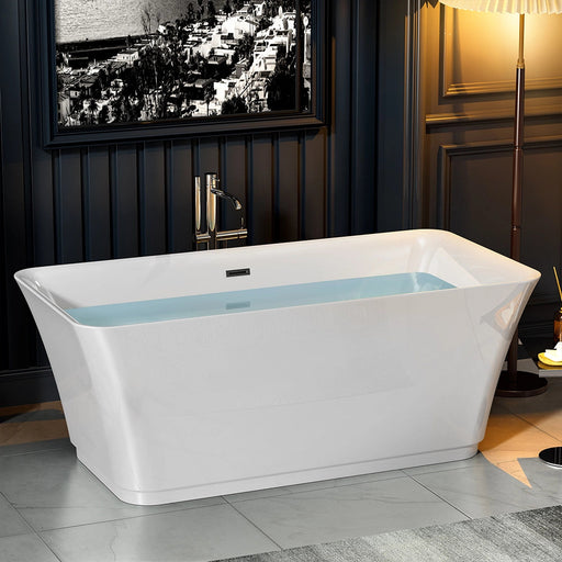 Empava - 59" Freestanding Soaking Tub with Center Drain - EMPV-59FT1511 - IMG2