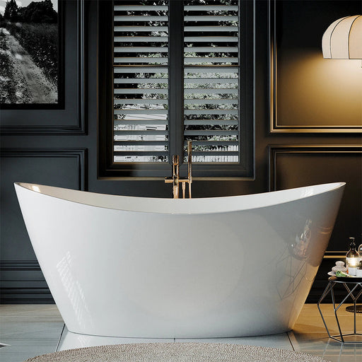 Empava - 67" Freestanding Soaking Tub with Center Drain - EMPV-67FT1518 - IMG1