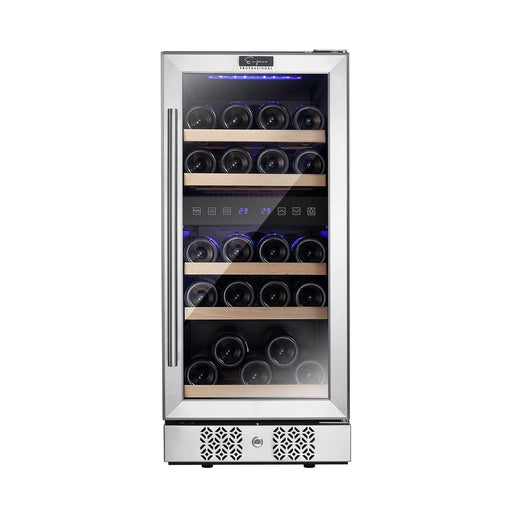 Empava - 15-inch Dual Zone Small Wine Fridge - EMPV-WC02D - IMG1