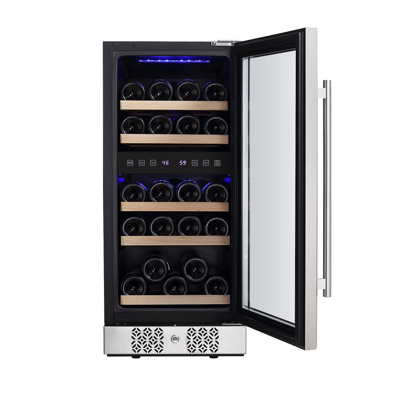 Empava - 15-inch Dual Zone Small Wine Fridge - EMPV-WC02D - IMG6