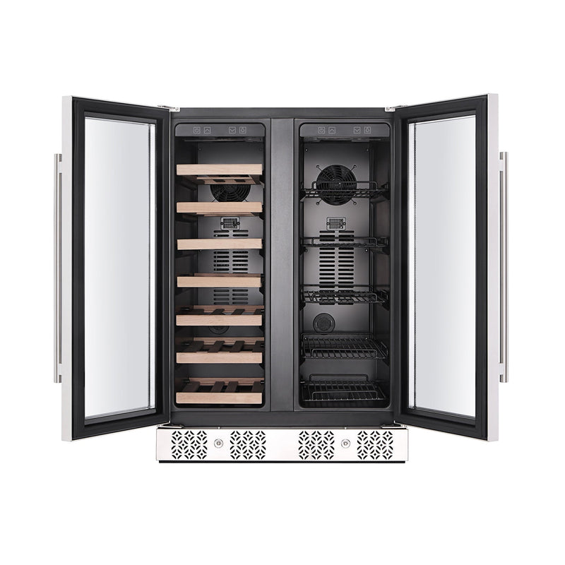 Empava - 24-inch Dual Zone Wine and Beer Fridge Beverage Cooler - EMPV-BR03D - IMG4