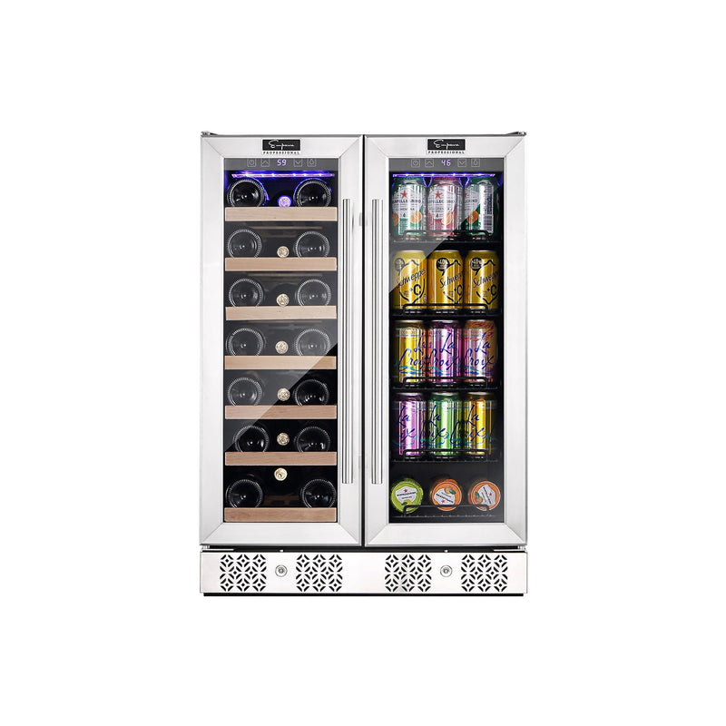 Empava - 24-inch Dual Zone Wine and Beer Fridge Beverage Cooler - EMPV-BR03D - IMG1