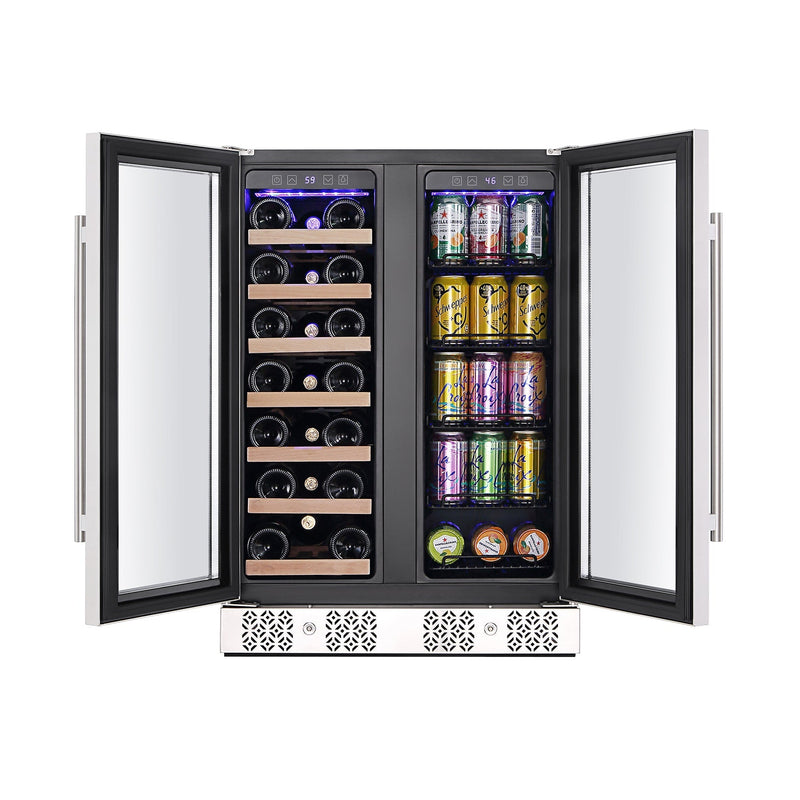 Empava - 24-inch Dual Zone Wine and Beer Fridge Beverage Cooler - EMPV-BR03D - IMG3