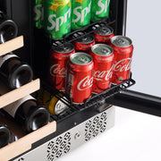 Empava - 24-inch Dual Zone Wine and Beer Fridge Beverage Cooler - EMPV-BR03D - IMG9