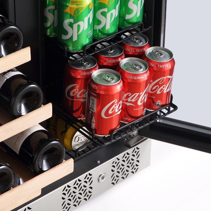 Empava - 24-inch Dual Zone Wine and Beer Fridge Beverage Cooler - EMPV-BR03D - IMG9