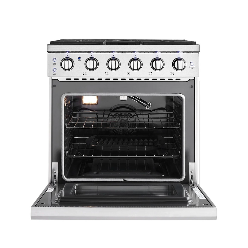 Empava - 2 PCS / 30" Gas Range & 30" Range Hood-30RH06 & 30GR10 - EMPV-30RH06 & EMPV-30GR10 - IMG8