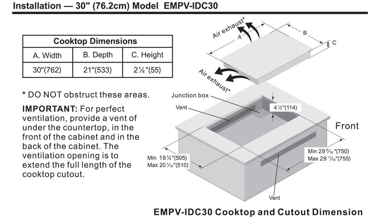 Empava - 30-inch Induction Cooktop - EMPV-IDC30 - IMG9