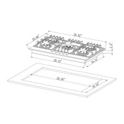 Empava - 30-inch Built-in Gas Cooktops - EMPV-30GC26 - IMG7