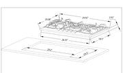 Empava - 30-inch Built-in Gas Stove Cooktop - EMPV-30GC21 - IMG7