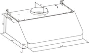 Empava - 30-inch Ducted 500 CFM Under Cabinet Range Hood - EMPV-30RH01 - IMG9