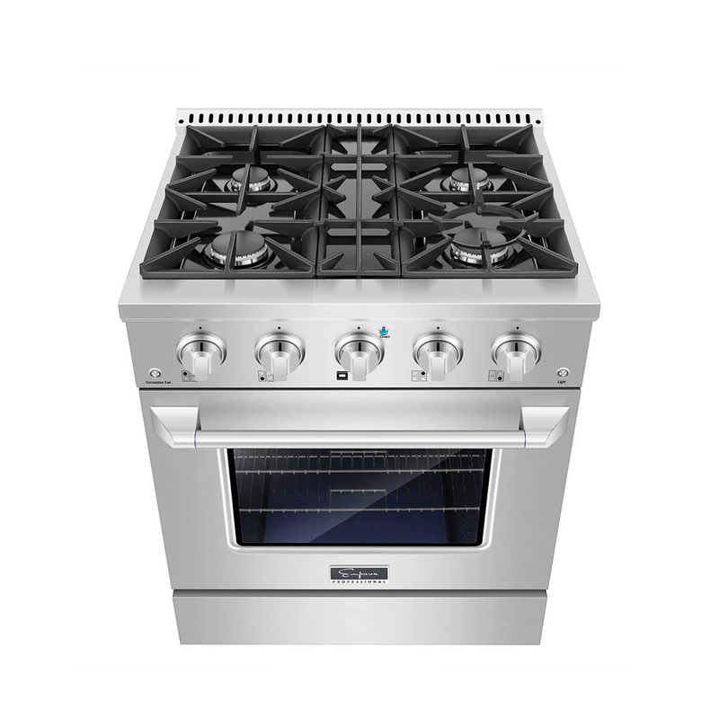Empava - 2 PCS / 30" Gas Range & 30" Range Hood-30RH01 & 30GR07 - EMPV-30RH01 & EMPV-30GR07 - IMG8