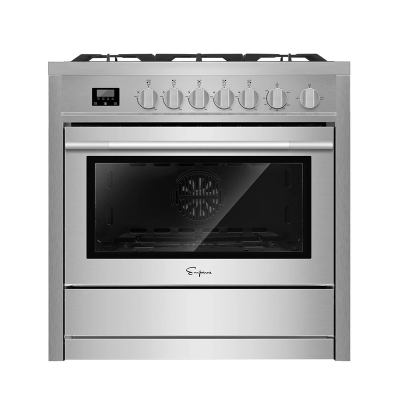 Empava - 2 PCS / 36" Gas Range & 36" Range Hood-36RH14 & 36GR12 - EMPV-36RH14 & EMPV-36GR12 - IMG3