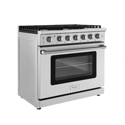 Empava - 2 PCS / 36" Gas Range & 36" Range Hood-36RH09 & 36GR11 - EMPV-36RH09 & EMPV-36GR11 - IMG7