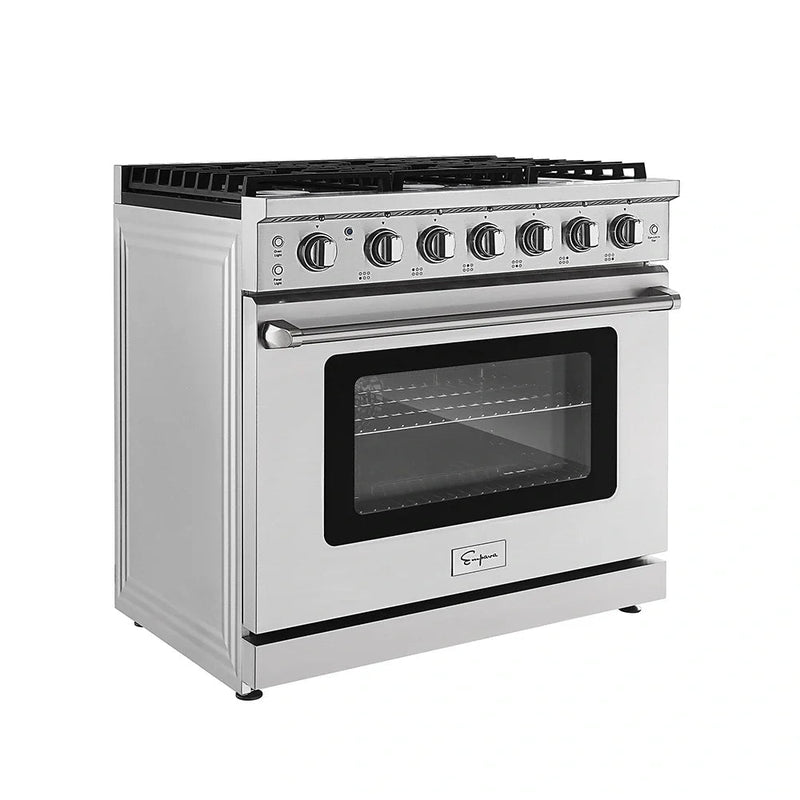 Empava - 2 PCS / 36" Gas Range & 36" Range Hood-36RH09 & 36GR11 - EMPV-36RH09 & EMPV-36GR11 - IMG7
