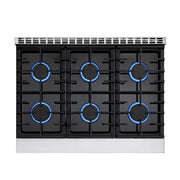 Empava - 2 PCS / 36" Gas Range & 36" Range Hood-36RH09 & 36GR11 - EMPV-36RH09 & EMPV-36GR11 - IMG9