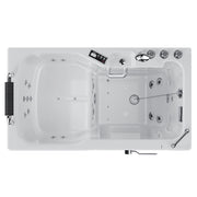 Empava - 54" Alcove Inline Heater Whirlpool Walk-in Tub 2.0 Upgraded with Right Drain - EMPV-54WIT08 - IMG9