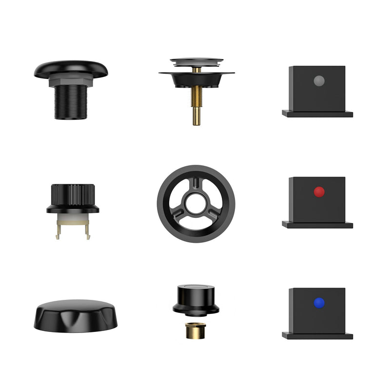 Empava - Bathtub Faucet Fixtures For EMPV-59JT408LED Whirlpool Tub (Bronze) - ACC-408ORB - IMG5