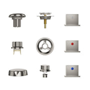 Empava - Bathtub Faucet Fixtures For EMPV-59JT408LED Whirlpool Tub (Bronze) - ACC-408ORB - IMG17